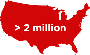 8 million U.S. adults have atopic dermatitis. 1.6 million have moderate-to-severe atopic dermatitis